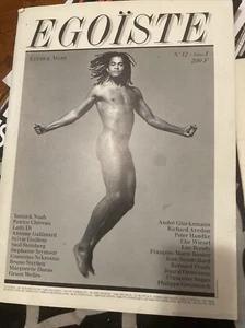 EGOISTE magazine Arts and culture January 1992 Avedon No 12 Tone 1 and Tone 2 Vg - Picture 1 of 24