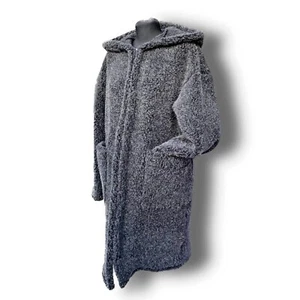 Chaqueta de lana abrigo de lana largo MERINO lana de cordero 100% lana chaqueta de lana de oveja NUEVA - Imagen 1 de 19