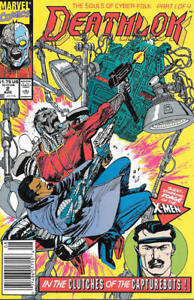 Deathlok (2nd Series) #2 (Newsstand) FN; Marvel | X-Men's Forge - we combine shi