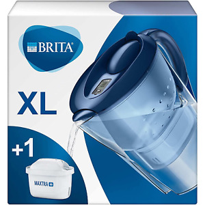 BRITA Marella XL MAXTRA+ Plus 3.5L Water Filter Table Jug with 1 Cartridge, Blue
