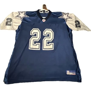 Reebok 4VR COWBOY Emmitt Smith Mens Sz 2XL NFL Equipment Jersey Dallas Cowboys - Picture 1 of 8