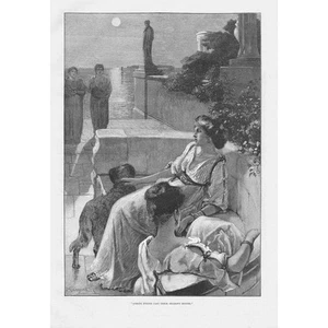 FREDERICK SARGENT Coming Events Cast their Shadows Before - Antique Print 1894 - Zdjęcie 1 z 1