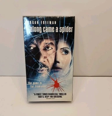 Along Came A Spider VHS 2001 Morgan Freeman Movie Video Tape Classic Film - Image 1 of 4