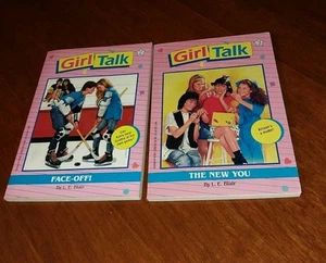 Girl Talk 1990er Vintage Taschenbuch Buch Posten # 2 & 3 von L.E. Blair Teen YA - Bild 1 von 18