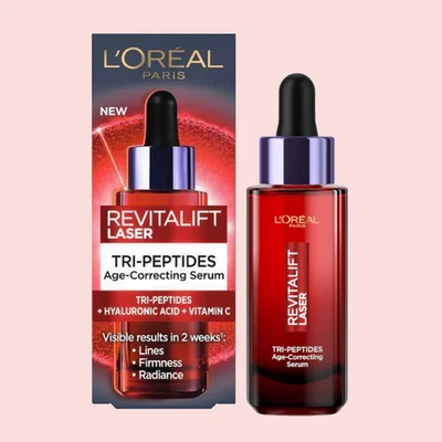 L'Oreal Revitalift Laser Tri-peptides Age Correcting Supersized Face Serum 50ml - image 1 of 4