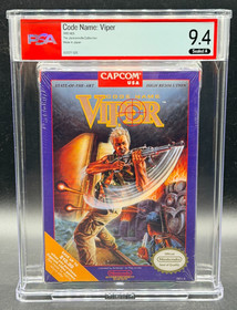 Code Name Viper Nintendo NES CAPCOM Sealed New PSA 9.4 A NOT WATA Graded