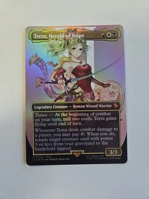Terra, Herald of Hope – Borderless Non-Foil – MTG Final Fantasy – LN Mythic 0204 - Image 1 of 2