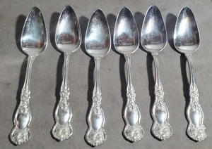 6 Wm. Rogers & Son AA 1910 Silverplate ORANGE BLOSSOM Teaspoons Pat Nov 29, 1910 - Picture 1 of 5
