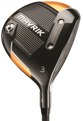 Left Handed Women Callaway Mavrik 18* 5 Wood UST Mamiya Helium Black 5 Golf Club - Image 1 of 4