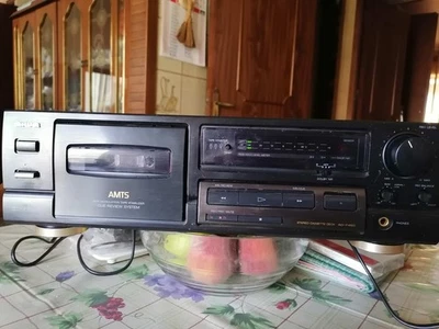 PIASTRA AIWA STEREO CASSETTE DECK TAPE MODELLO AD-F460 - Immagine 1 di 4
