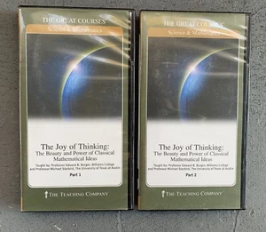 Great Courses: The Joy Of Thinking: Mathematics 4 DVDs 2 Booklets - Picture 1 of 6