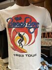 The Beach Boys 1983 Tour Surfer T-Shirt Men's Large L Short Sleeve Graphic White