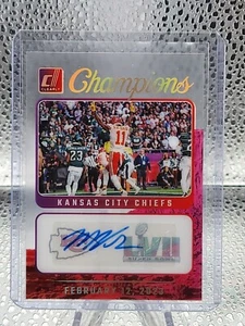Marquez Valdes-Scantling (/100) Clearly Champions Auto 2023 Clearly Donruss - Picture 1 of 2
