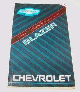 1995 CHEVROLET BLAZER OWNER MANUAL. / VERY GOOD USED CONDITION. FREE SHIP. OEM - Picture 1 of 4