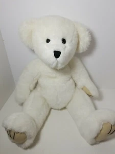 Vintage Wishpets Baby Theodore weißer Teddybär 1998 Stofftier Plüschtier 18 Zoll - Bild 1 von 9