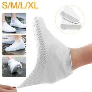 Anti-slip Rubber Shoe Covers Reusable Rain Snow Boot Waterproof Shoes Protector - Picture 1 of 22