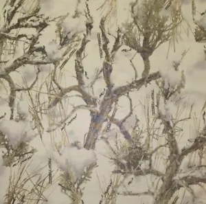 TRUE TIMBER MC2 SNOW SHEER GAUZE CAMO POLYESTER FABRIC BY YARD 59"W - Picture 1 of 5
