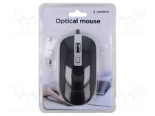 1 pcs x GEMBIRD - MUS-4B-06-BS - Optical mouse, black,silver, USB A, wired, 1.35