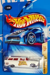 Hot Wheels 2004 Cereal Crunchers #114 8 Crate Lucky Charms White w/ PR5s - Picture 1 of 2