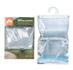 Hanging Bag Moisture Absorber and Dehumidifier, Closets, Storage, Boats, RV - Picture 1 of 10