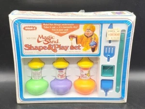 Juego y forma de arena mágica WHAM-O Magic 1982 vintage RARO NUEVO SELLADO - Imagen 1 de 14
