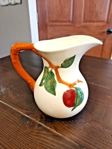 VINTAGE Franciscan Apple Design Water Pitcher 28 Oz. MINT CONDITION - WOW!! - Picture 1 of 2