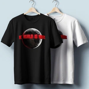 Scarface The World is Yours T-Shirt - Tony World Inspired Graphic | Unisex - Bild 1 von 4