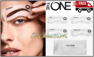 Plantillas de cejas Oriflame The One - 4 looks de plantilla de cejas y duraderas y fáciles de limpiar - Imagen 1 de 3