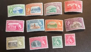 Trinidad and Tobago Scott #72-83 hinged - Picture 1 of 1