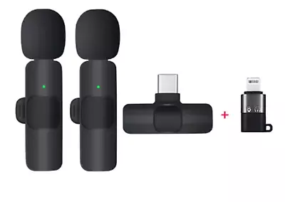 Wireless Lavalier Microphone for iPhone, Android, iPad - Vlog & Live Stream Mic - Image 1 of 4