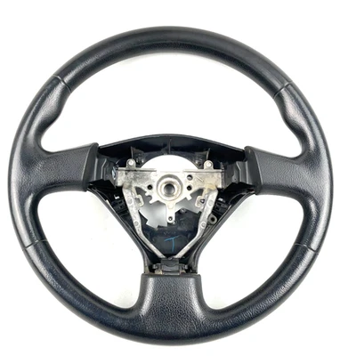 2003 - 2008 Subaru Forester SG Black Leather Steering Wheel GS120-01390 - Image 1 of 4