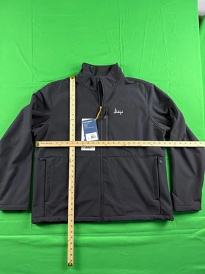 Chaqueta Slumberjack para Hombres XL Negra Softshell Forrada de Vellón Cremallera Completa Abrigo Exterior Foto 1 de 4