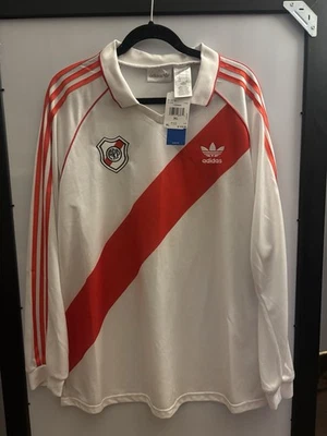 Футболка River Plate 1994 No9 переиздание домашнего футбола размер XL *незначительный дефект* - Изображение 1 из 4