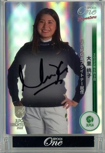 2022 Momoko Osato EPOCH One JLPGA Auto Golf #AAG-12【5/9】 - Picture 1 of 2