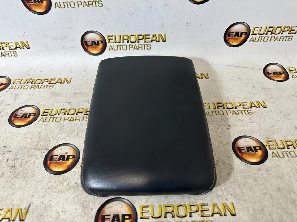 2017-19 AUDI B9 A5 S5 A4 S4 CENTER CONSOLE MOUNTED ARM REST LID BLACK LEATHER - Image 1 of 4