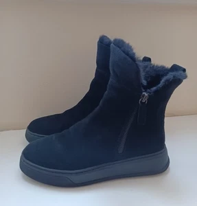 Botas Scholl de gamuza negras para mujer - Imagen 1 de 8