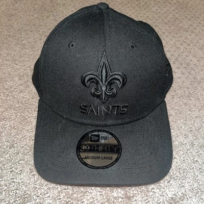 Gorra New Orleans Saints New Era Negra Relajada Correa Talla M/L Foto 1 de 4