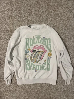 Suéter Gráfico American Eagle The Rolling Stones Mujer XS Sudadera Foto 1 de 4