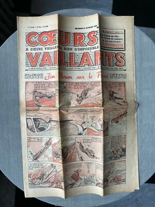 CŒURS VAILLANTS N° 48 1939 HERGÉ TINTIN EN SYLDAVIE EN BON ÉTAT - Imagen 1 de 4