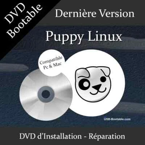 DVD Bootable Puppy Linux + Guide d'utilisation - Photo 1/1