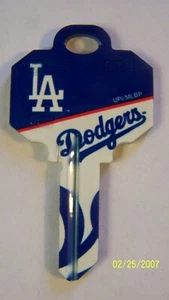Los Angeles Dodgers Schlage SC1 house key blank - Picture 1 of 1