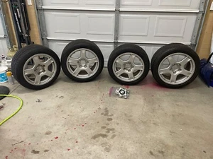 97-99 Corvette C5 FACTORY Wheels Hankook Tires SET OF 4 with Caps and Sensors - Picture 1 of 7