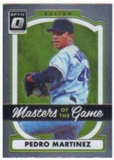 2017 Donruss Optic Baseball Masters of the Game #8 Pedro Martinez Red Sox