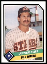 1989 CMC LAS VEGAS STARS #19 BILL WRONA LAS VEGAS STARS