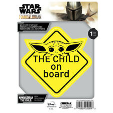Star Wars The Mandalorian The Child on Board Decal Yellow