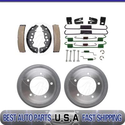 Kit de ferragens para sapatas de freio a tambor de freio traseiro compatível com mola Chevrolet Tracker 2000-2001 - Imagem 1 de 4