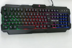 Qwerty Italian Layout G-Lab Gaming Keyboard Illuminated PC USB Keyz 120 - Picture 1 of 10