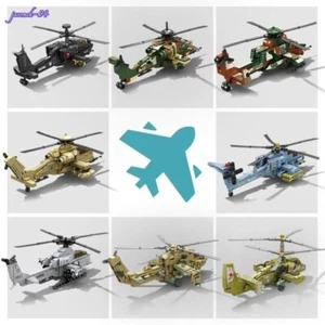 Helicopter building blocks assembled armed fighter toy model - Picture 1 of 12