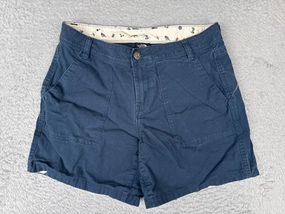 Pantalones Cortos The North Face Para Mujer 4 Azul Mezcla de Algodón Senderismo Informal Aire Libre Trail Foto 1 de 4