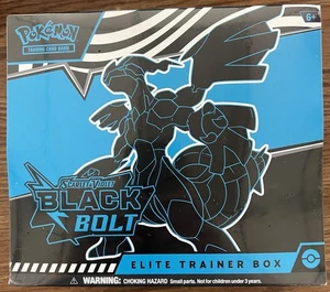 Pokemon TCG Black Bolt ETB Elite Trainer Box NEW SEALED - Picture 1 of 4